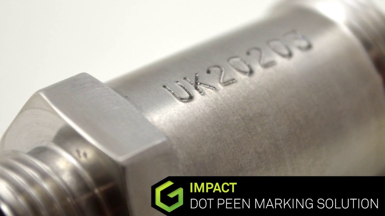 Marking with an Impact Etcher / dot peen tool — CNC STEP USA