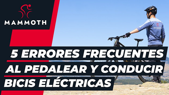 Cómo pedalear y conducir una bici eléctrica ¡5 errores a evitar!