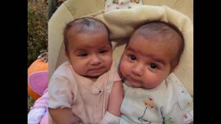 Happy First Birthday Mady and James