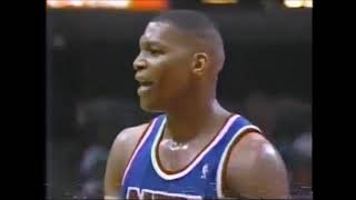 Derrick Coleman new jersey nets highlights
