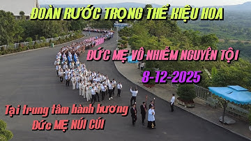 RƯỚC KIỆU ĐỨC MẸ TẠI TRUNG TÂM HH ĐỨC MẸ NÚI CÚI .8-12-2025.