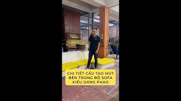 Bật Mí Cấu Tạo Mút Bên Trong Bộ Sofa Kiểu Dáng Phao Được KALIX Tỉ Mỉ Thực Hiện