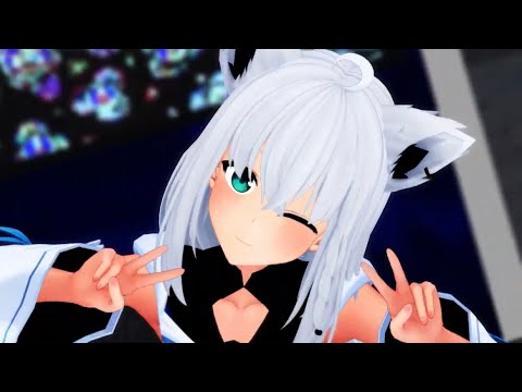 【ホロライブMMD】ビビデバ/星街すいせい【白上フブキ】