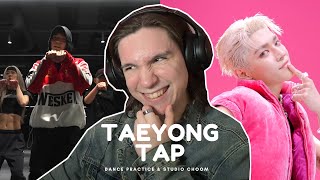 DANCER REACTS TO TAEYEONG | 'TAP' DANCE PRACTICE & STUDIO CHOOM