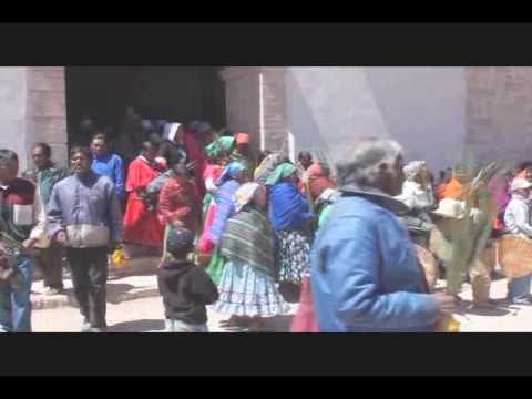 Tarahumara Indians in Mexico's Copper Canyon celebrate Palm Sunday during Semana Santa