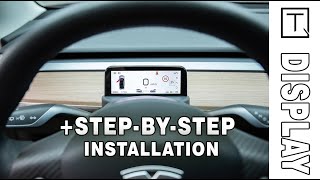 MOST Integrated Instrument Cluster Display For Tesla Model Y/3 + Step-by-step installation screenshot 5