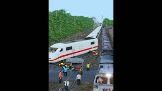 Many High Speed Trains Pass Near Train Switching Tracks #train #railroad #railtrack #railway