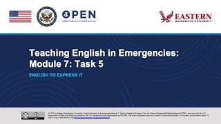 Module 7 Task 5 English to Express It