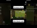 how to make furnace in mini block craft