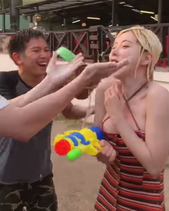 DJ SODA big boobs join Songkran Festival 2019