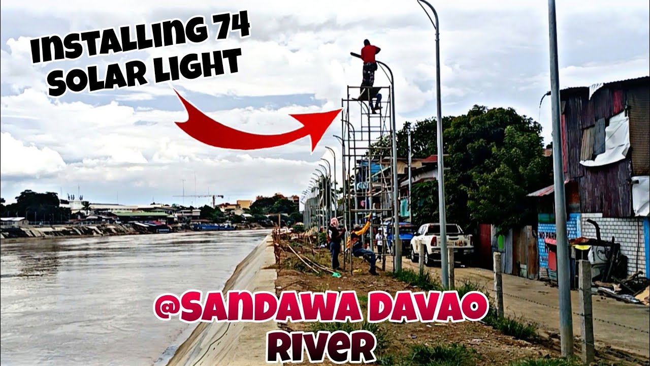 Davao river Update @Brgy.76-A Sandawa| Lakas ng agos ng Tubig Sapa ...