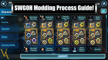 Modding Process Guide for Star Wars Galaxy of Heroes