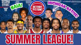 Every Pistons Summer League Player in 60 Seconds Every Pistons Summer League Player in 60 Seconds