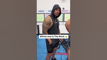 Thumbnail of Which one is the Rock ? #shorts