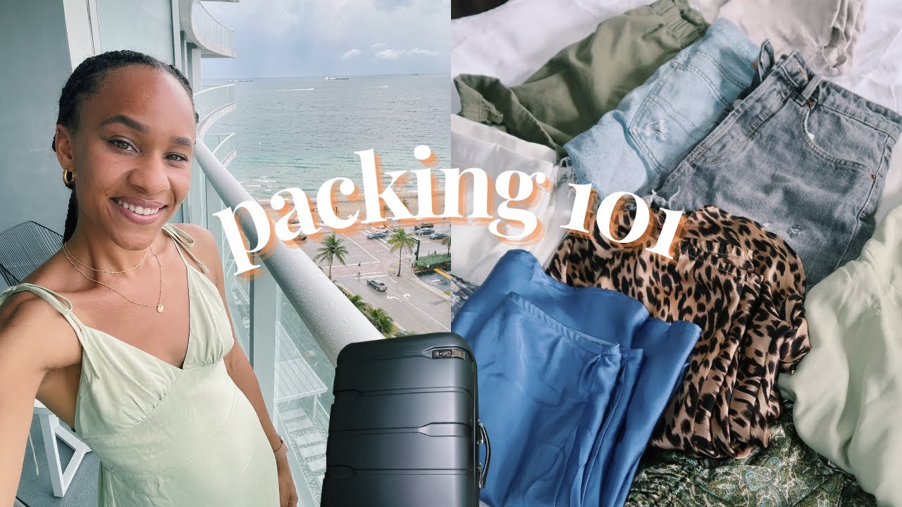 HOW TO PACK IN A CARRY ON FOR A WEEK *beach vacation - YouTube