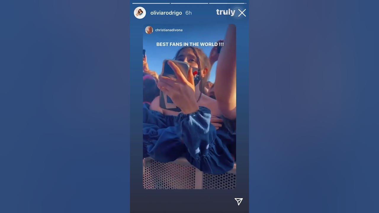 Olivia Rodrigo Instagram Stories September 19, 2021 (iHeart Radio