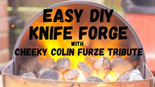 Easy DIY Knife Forge With Cheeky Colin Furze Tribute by Restore and Make 925 views 3 years ago 4 minutes, 52 seconds