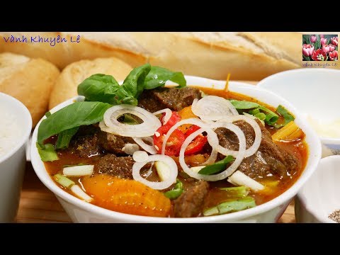 BÒ KHO - Cách nấu Bò Kho không cần gói Gia vị - Bò kho Bánh mì by Vanh Khuyen