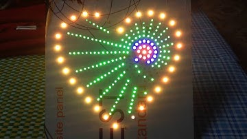 Demo LED Trái tim đa màu