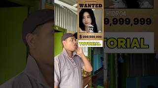 One Piece Wanted Poster Filter ☠️ #shorts #trollface #tutorial #filter