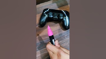 Customizing PS4 controller using posca markers #art #asmr