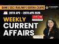 Weekly Current Affairs: April (20th - 29th) | BANK SSC INSURANCE RBI State Exams | RAYACADEMY