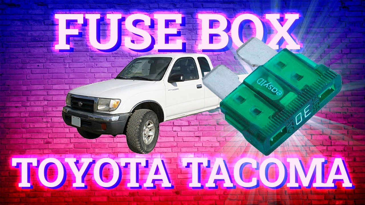 Toyota (19952000) fuse box diagrams YouTube