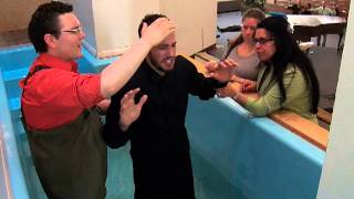 Baptism in Jesus Name at First Apostolic Church of Mishawaka Indiana 4-14-2013