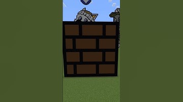 Minecraft pixel art (Mario brick) #gaming #viral #shortsvideo #pixelart #minecraftshorts #mario