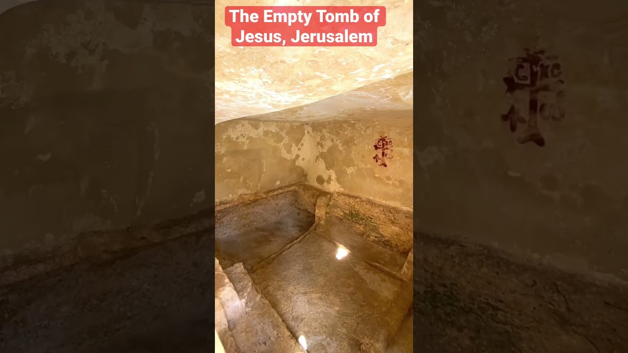 The Empty Tomb of Jesus, Jerusalem. He is not here, He is Risen…