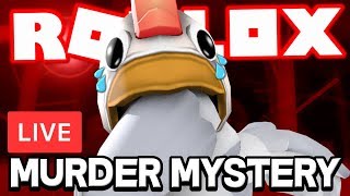 THE KILLER IS COMING TO GET US !! *Roblox Murder Mystery*
