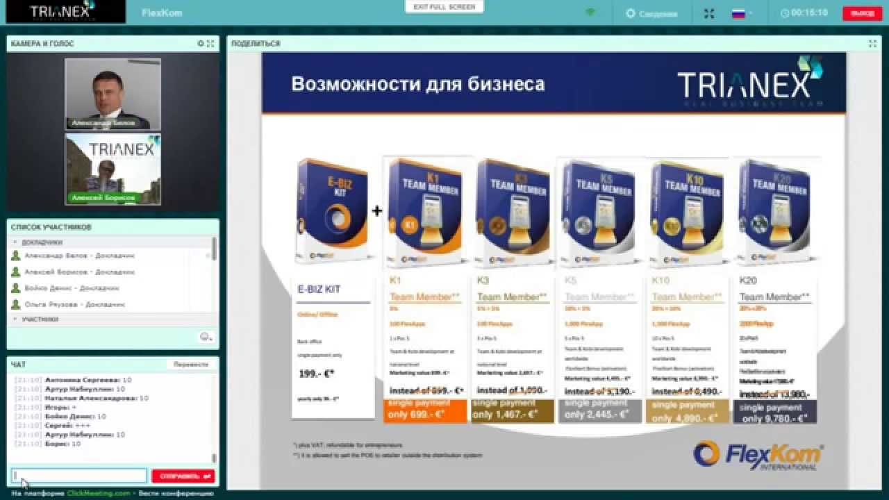 Часть 1. Маркетинг план компании FlexKom и её перспективы с командой Trianex