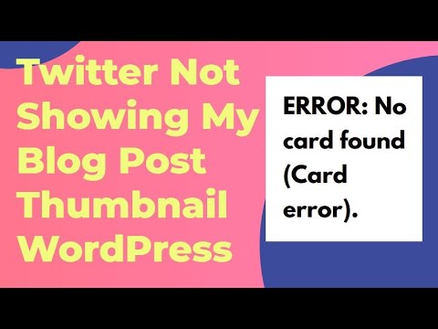 Fix Broken Twitter Card Images In WordPress
