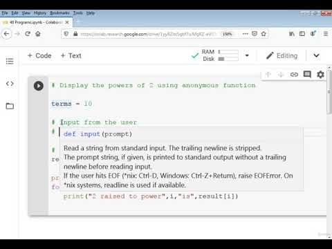Exponentiation power of a number in python using anonymous function