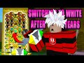 Switching to a perfect white hive in bee swarm simulator  roblox