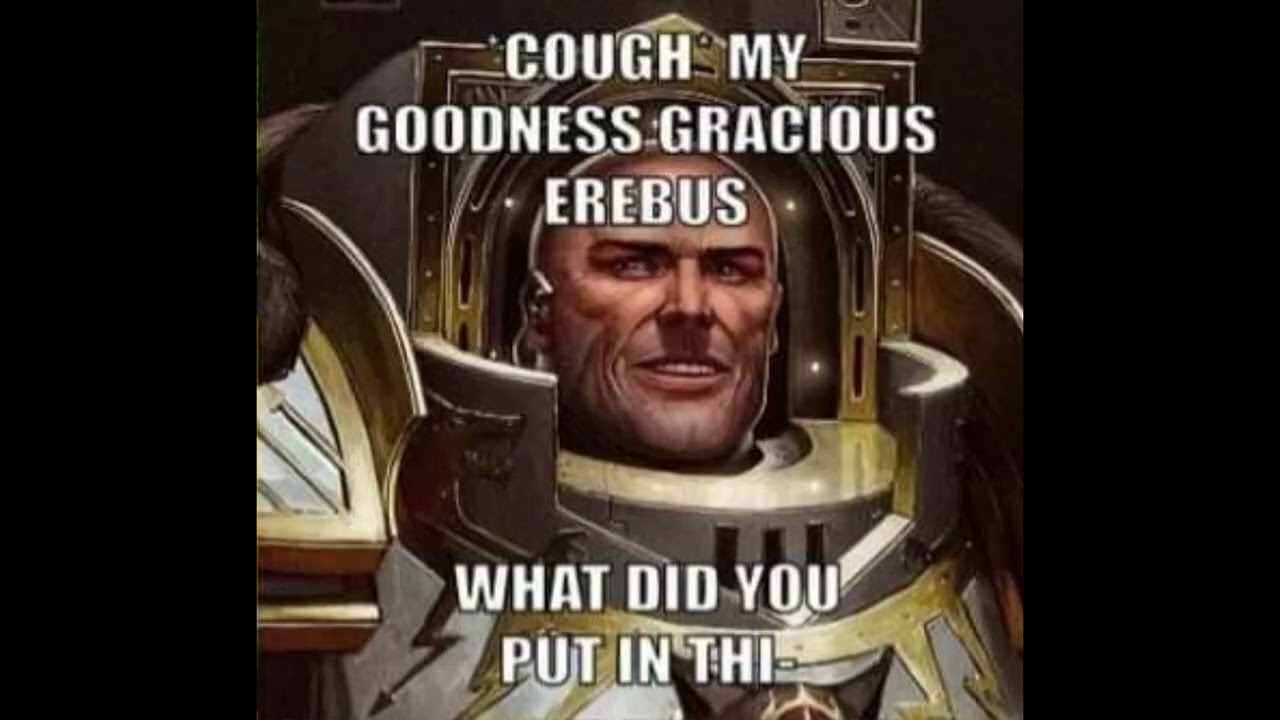 Warmaster Horus smokes a big old doink and fucking BETRAYS the Emperor