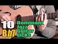 10 dominant jazz guitar licks in Bb | Jazz guitar lessons