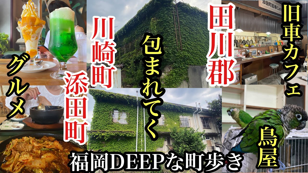 福岡DEEPな町歩き　田川郡添田町、川崎町　＃田川郡グルメ＃添田町旧車cafe＃ペットミッキン＃炭鉱跡＃団地