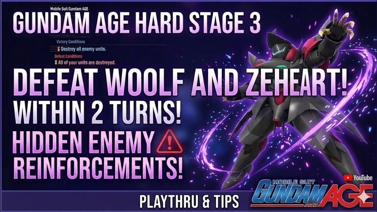 Auto Farm Gundam Age Hard Stage 3(SD Gundam G Generation Eternal)