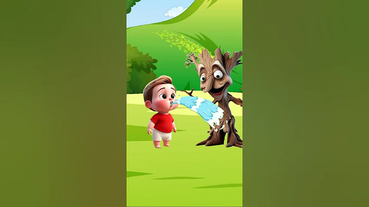 Watering A Poor Dry Tree 🌲 #tree #english #cartoon #shorts thumbnail