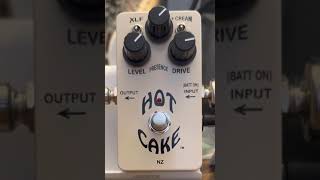 Crowther Audio NZ the Hotcake w/ Bass (XLF) & + Cream Options Overdrive Distortion Pedal