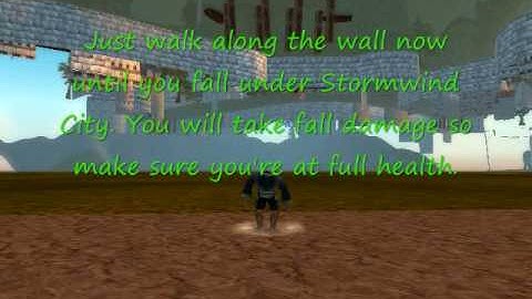 How to: Get under Stormwind City