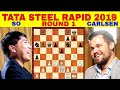 SICILIAN IGOROT ATTACK? || So,W (2760) - Carlsen,M (2870) || Tata Steel India Rapid 2019 #101