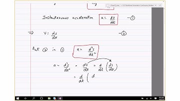 12.2 Rectilinear Kinematics: Continuous Motion (Spring 2018)