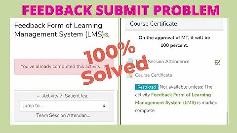 FEEDBACK ERROR | Problem SOLVED | SNC | Single National Curriculum | Certificate Download