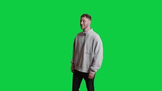 Laugh with sigh (4K Green Screen Meme)