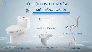 Giảm đến 28% Combo thiết bị vệ sinh Inax số 4 - Hàng chính hãng tại Hải Linh