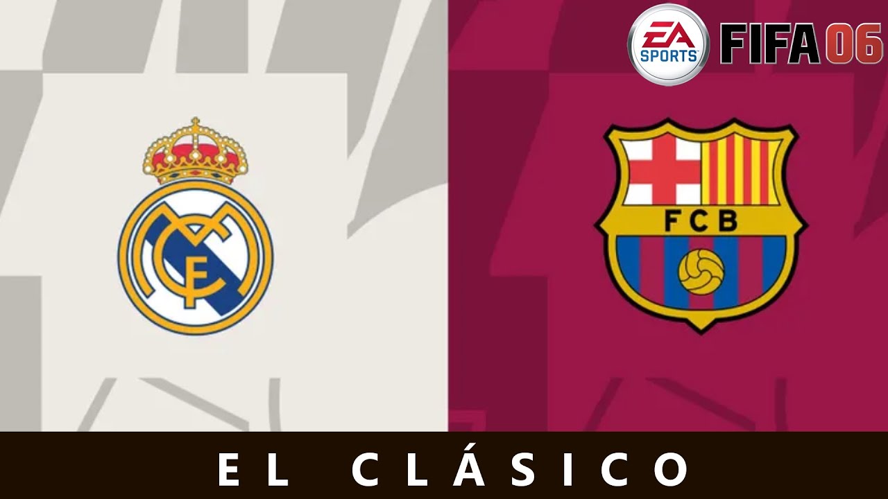 [PC] | FIFA 06 | FC BARCELONA VS REAL MADRID | EL CLASICO