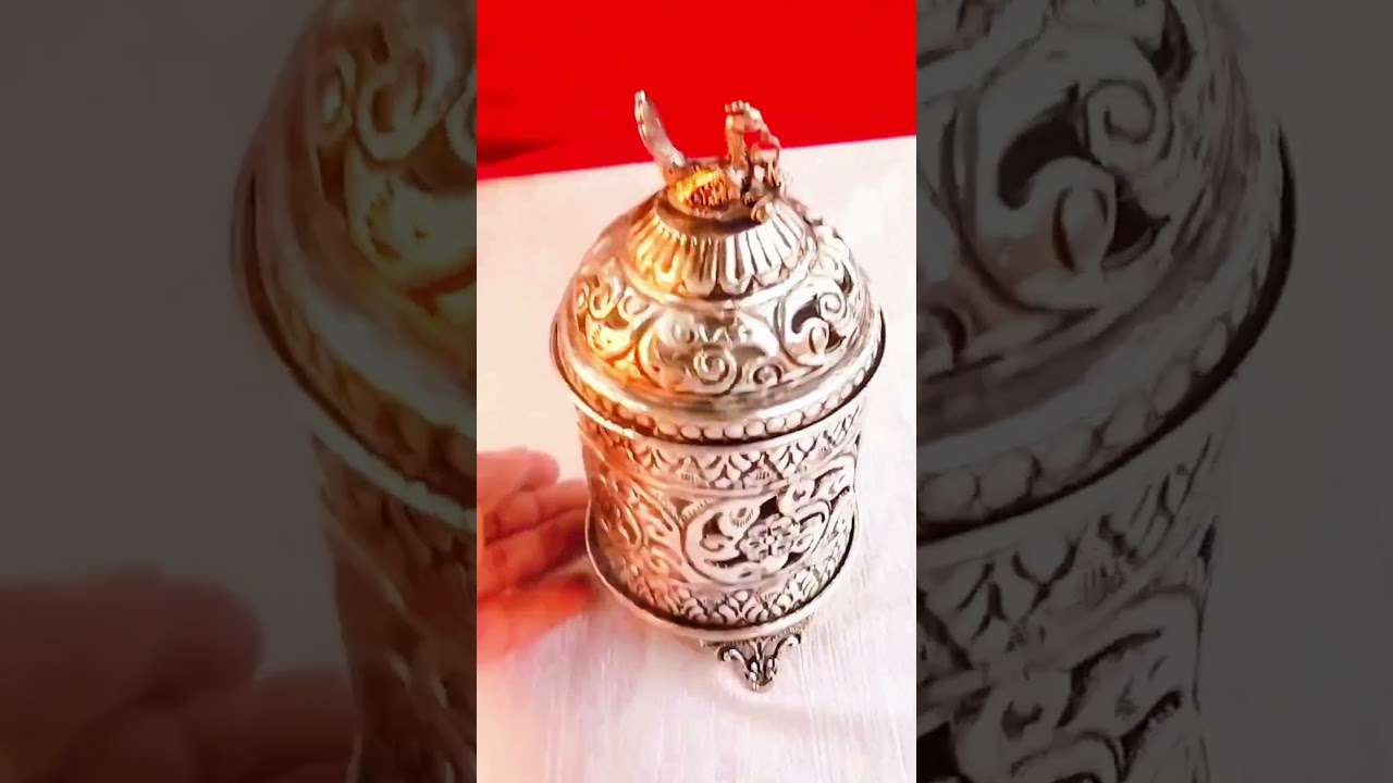 Silver Antique Dhoop Burner 
