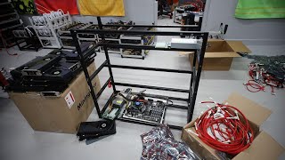 This might be the end of me... 20 GPU Mining Rig Part 3 LIVE!